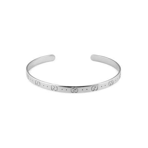 gucci 18k white gold bracelet|real gold Gucci bracelet.